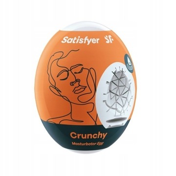 SATISFYER masturbator w kształcie jajka Crunchy