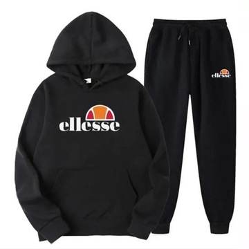 Komplet dresowy z napisem ELLESSE męski nowy 