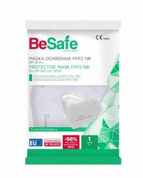 BeSafe 1szt Maska ochronna maseczka FFP2