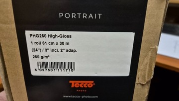 Papier Tecco Photo w roli 24" 61cm x 30m 260g/m2