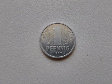 1 fenig NRD 1987 Niemcy