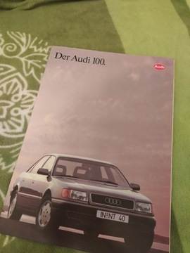 Prospekt gazetka Der Audi 100 w jęz. niemieckim