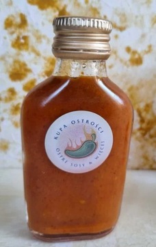 Curry hot sauce Habanero, Trinidad, Carolina