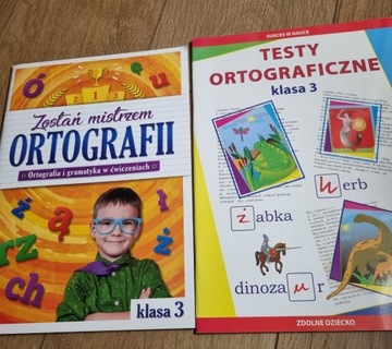 2 x ortografia klasa 3 testy i ćwiczenia