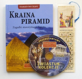 KRAINA PIRAMID + DVD Zagadki staroŻytnego Egiptu