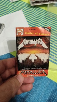 Metallica Master of Puppets kaseta  heavy metal 