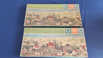 Budownictwo kolejowe domków OWO - H0 x 2 sztuki