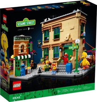 LEGO 21324 Ideas - 123 Ulica Sezamkowa Unikat MISB