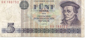 5 Marek 1975r DDR 