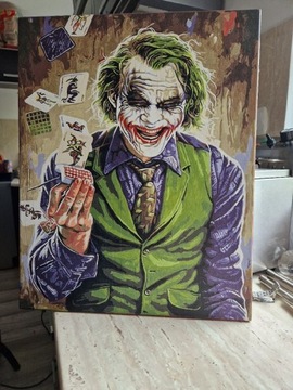 Ręcznie malowany Joker 