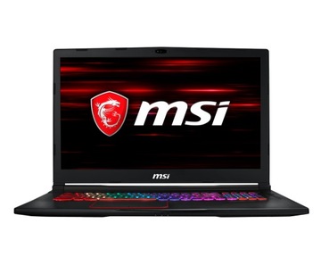 Laptop gamingowy MSI GE73 win11 32gb I7 GTX 1070