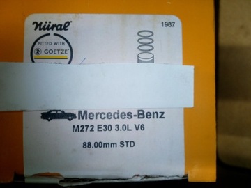 Tłoki Mercedes M272 2.5/3.0 kpl