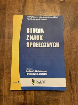 Studia z nauk spolecznych Bladocha Wolański