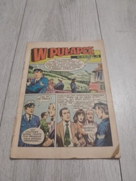 KOMIKS KAPITAN ŻBIK W PUŁAPCE CZ.3 WYD.1 1974