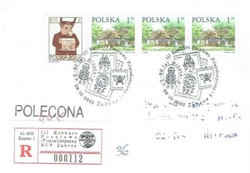2002-Zabrze, III Konkurs Pocztowy ,,R" okol.