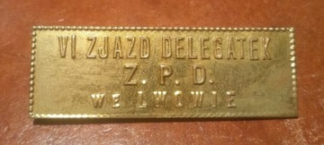 VI Zjazd delegatek Z. P. D. Lwów 