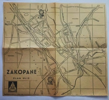 Mapka Zakopane plan ulic