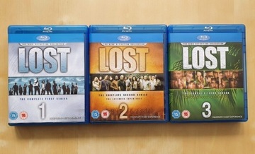 LOST Zagubieni Sezony 1 + 2 + 3 blu-ray LEKTOR PL 