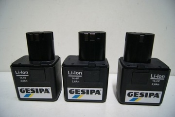 GESIPA bateria 14,4v 2,6Ah akumulator nitownica 12
