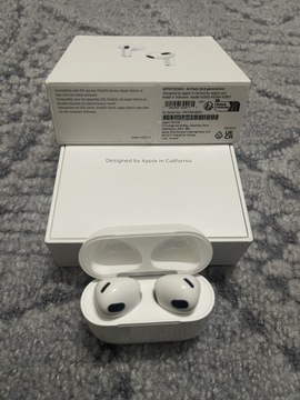 Oryginalne Stuchawki Apple AirPods 3 jak nowe