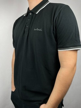 Koszulka Polo Pierre Cardin M czarna regular fit