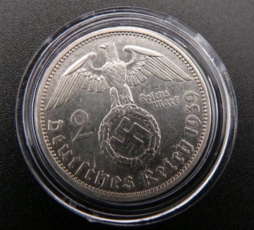 2 Reichsmark 1939 Hindenburg A Niemcy HK