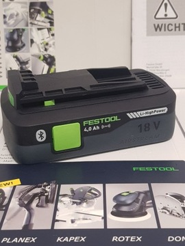 FESTOOL BPC 18 bateria aku 18v 4Ah Bluetooth Nowa