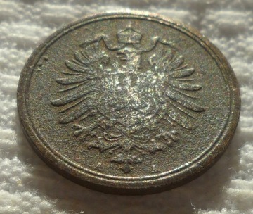 Wilhelm I 1 fenig pfennig 1874 A Berlin Prusy