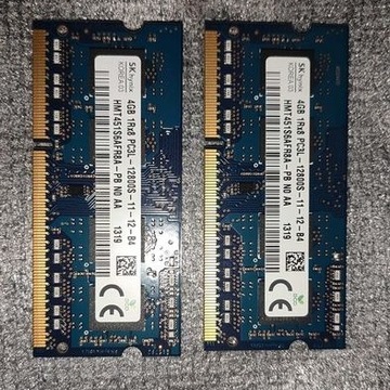 Pamięć RAM ddr3 Hynix 4GB 1rx8 pc3l 12800s 11 12 b