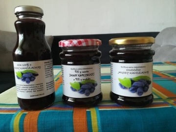 Konfitura z jagody kamczackiej 265 g 10 słoików 