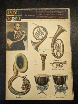 Przekrój Luty 1954 Instrumenty muzyczne Skoki Narciarskie Calvero Rozwody 