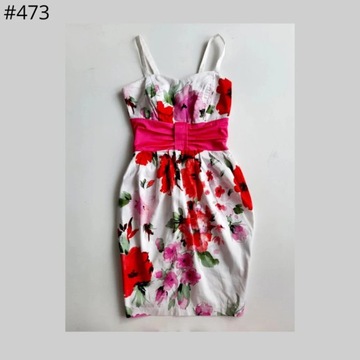 Sukienka Noix rozmiar S 36 w kwiaty na ramiączka 