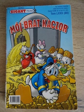 KOMIKS __ GIGANT __ DONALD _ Mój brat kaczor __80