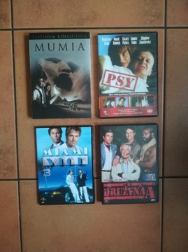 Zestaw filmów na płytach DVD