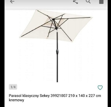 Parasol ogrodowy 