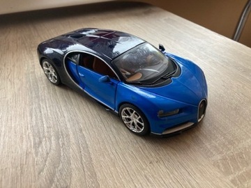 Maisto Bugatti Chiron 1:24 niebiesko-czarny