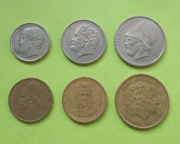Grecja zestaw monet #2