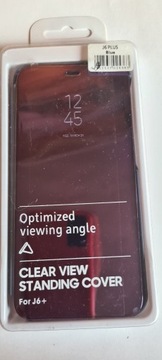 Etui Samsung J6 +  fioletowe 