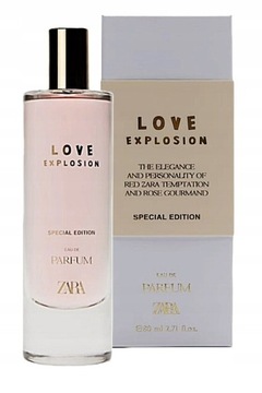 PERFUMY ZARA LOVE EXPLOSION 80 ML DUŻE oryginalne 