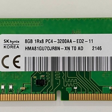 Pamięć Hynix 8GB 3200MHz (PC4-25600) - Dell T40