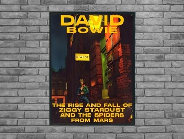 Plakat  david bowie the rise and fall of ziggy 