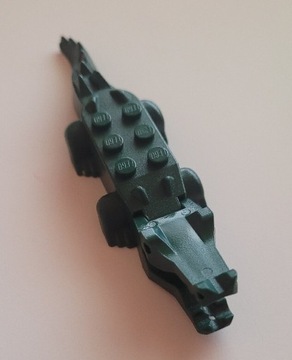 Lego krokodyl aligator dark green 6026c01