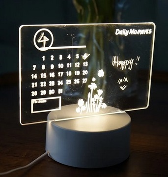 LAMPKA NOCNA LED 3D TABLICA DO RYSOWANIA