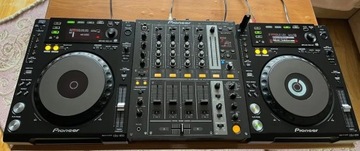 Konsola PIONEER DJ | 2x CDJ 850 K + Mikser DJM 700