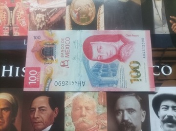 MEKSYK 100 Pesos 2020 Seria AH 