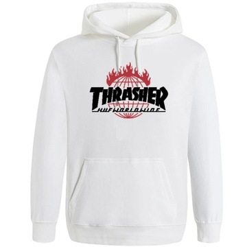 Bluza męska nowa napis THRASHER 