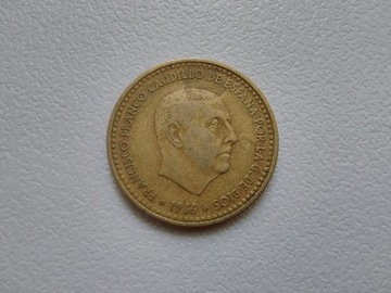 1 peseta 1966 Hiszpania