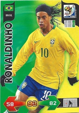 PANINI FIFA WORLD CUP SOUTH AFRICA 2010 RONALDINHO