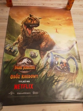 Plakat GIGANT - Park Jurajski Obóz Kredowy - 175cm