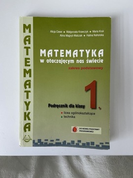 Matematyka podręcznik do klasy 1 